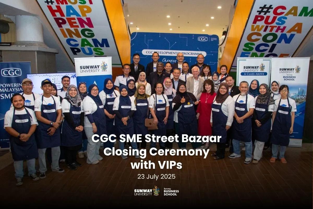 CGC SME Street Bazaar Closing Ceremony with VIPs