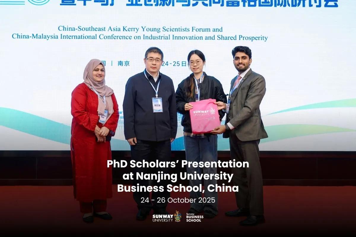 PhD Scholars' Presentation at Nanjing University Business School, China
