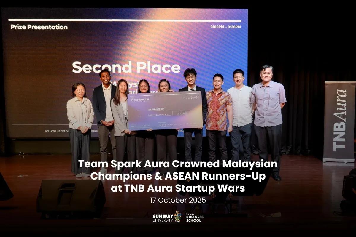 Team Spark Aura Crowned Malaysian Champions & ASEAN Runners Up at TNG Aura Startup Wars