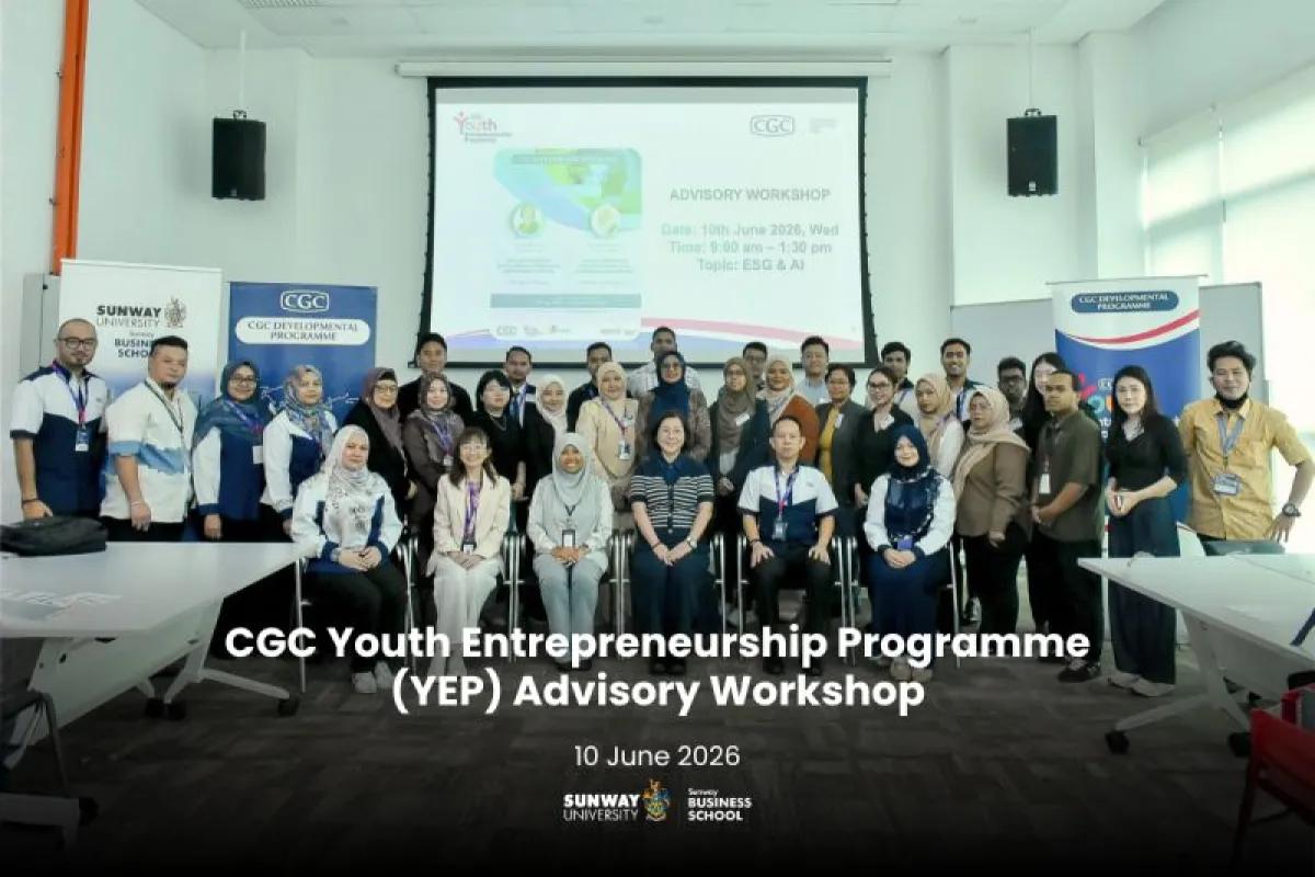 CGC Youth Entrepreneurship Programme (YEP) Advisory Workshop