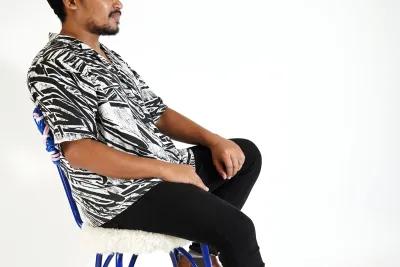 Man sitting on chair
