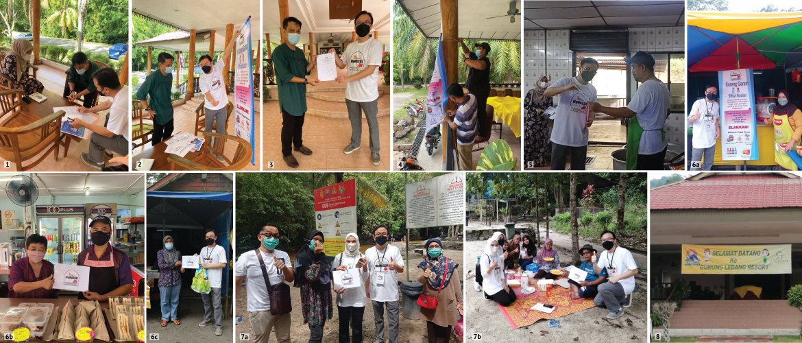 Salt Awareness Activity In Gunung Ledang Resort, Johor