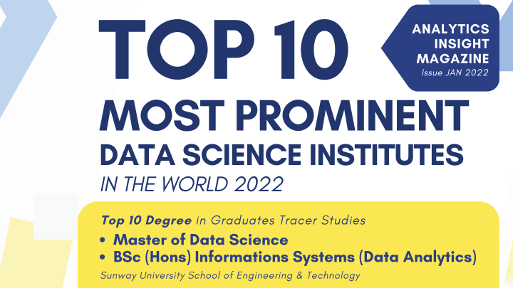 Sunway University is Now Among the Top 10 Most Prominent Data Science Institutes