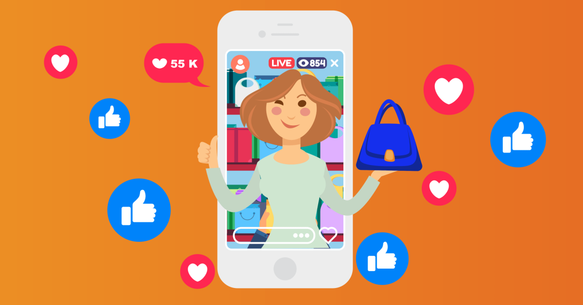 Livestream stock image